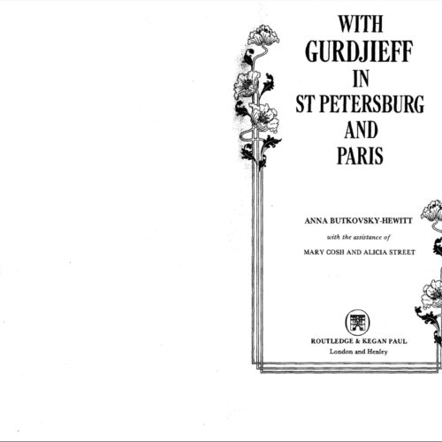 With Gurdjieff in St.Petersburg and Paris,A.B.Hewitt - Imagen 1