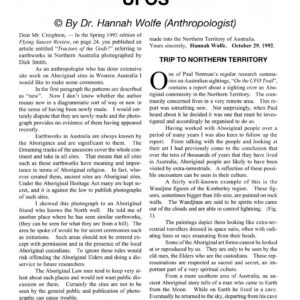 Wolfe,Australian Aborigines and UFOs,FSR1994V39N3