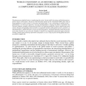 World Citizenship,Partow Izadi