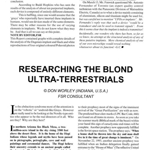 Worley,Blond Ultra-Terrestrials,FSR1995V40N4 - Imagen 1