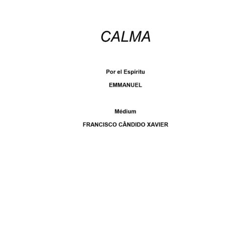 Xavier,Calma - Imagen 1