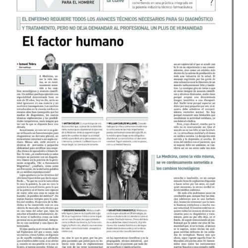 Yebra,El factor humano en la Medicina - Imagen 1