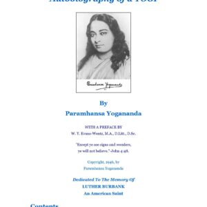 Yogananda,Autobiography of a Yogi