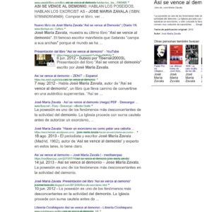 Zavala,Jose Maria,Asi se vence al demonio