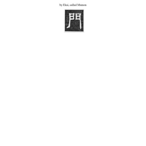 Zen-Mumon,The Gateless Gate - Imagen 1