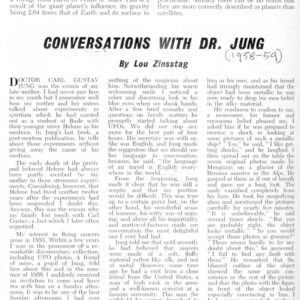 Zinsstag,Conversations with Dr.Jung,FSR63V9N4
