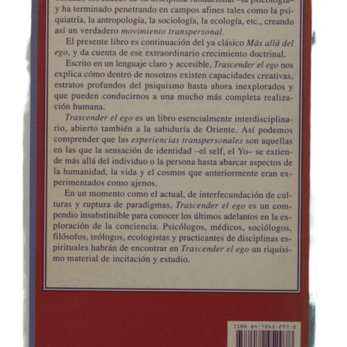 Libro "TRASCENDER EL EGO" - Imagen 2